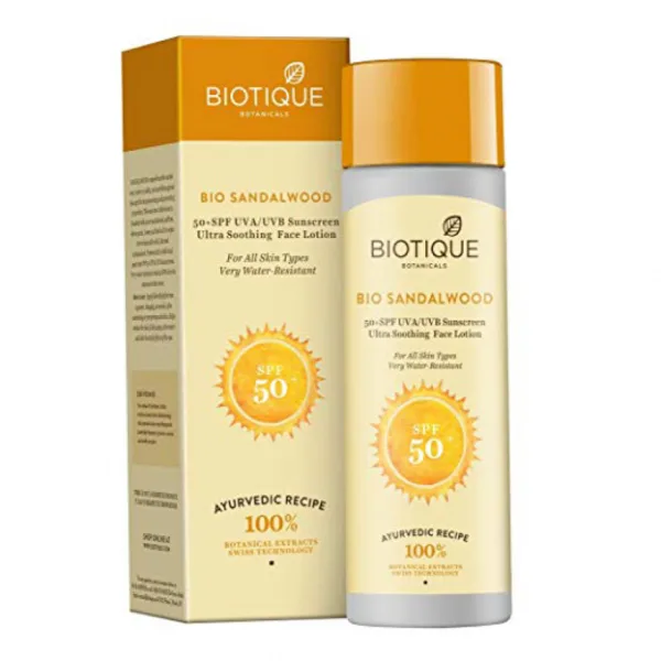Biotique sandalwood sunscreen 120 ml