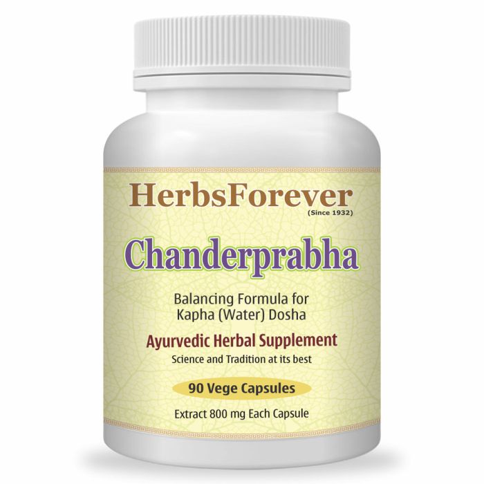 Chanderprabha 90 capsulas